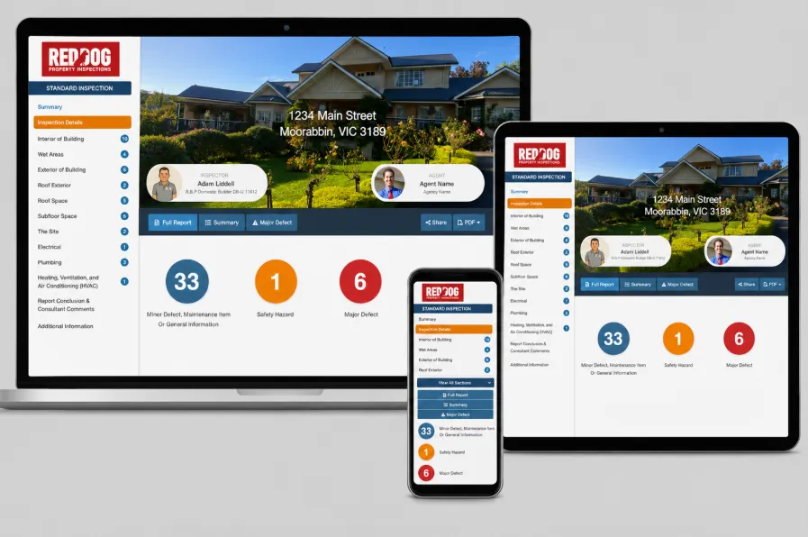 Standard report on desktop, tablet and mobile